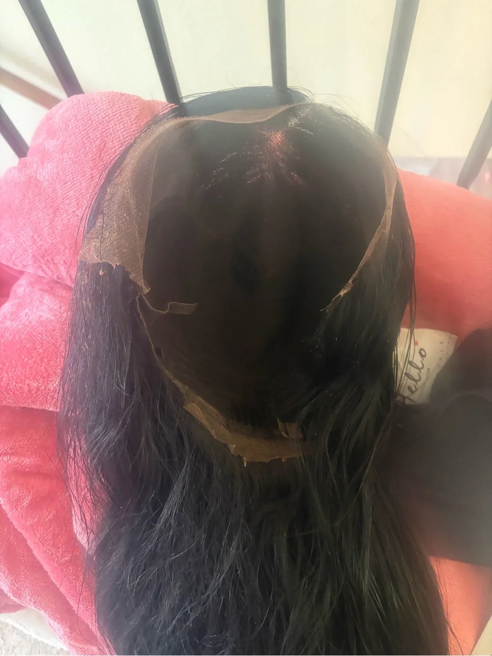 Black Human hair 26 inch body wave wig  ONLY WORN ONCE!